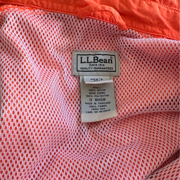 L.L. Bean Button Down Field Shirt Hunter Orange Men’s Size XL Classic Outdoor - Picture 8 of 12